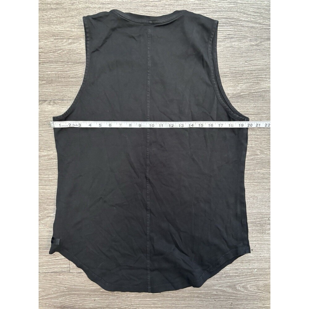 Black Alphalete Athletic Tank Top Subtle Side Hit Men's Size Large - Picture 4 of 7